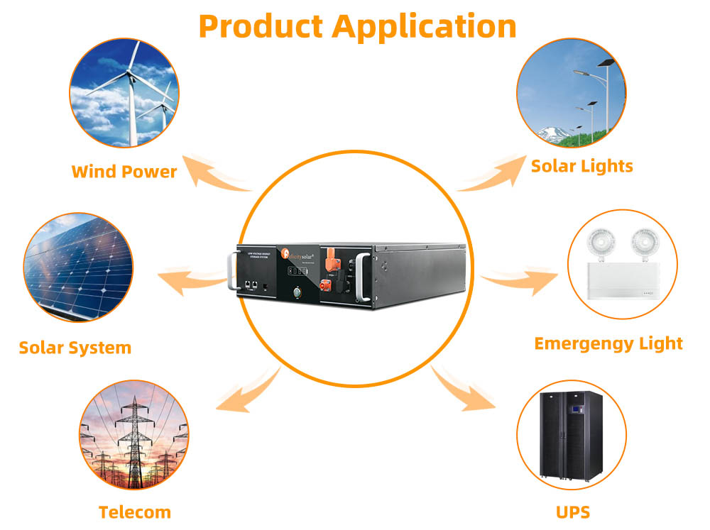 5KWH BMS monitors LiFePo4 Lithium Battery WITH WIFI MONITOR