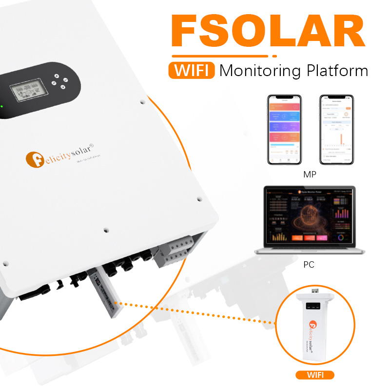 3 phase hybrid inverter with wifi