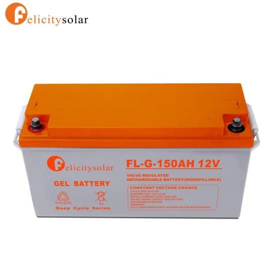 12V 150Ah Deep Cycle Sola Gel Battery For Power Storage